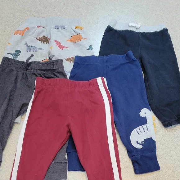 Carter's 36 piece lot of pants, jammies, onsies and more!
